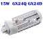 hot sale 15W LED PL lamps 4 pin gx24q-4 led replace pl-t 42w 4 pin 100-277v