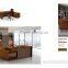 high tech executive office desk Customized Fashionable Fashion 3 people office desk