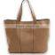 large soft leather handbag&genuine leather handbag 2015 style with silk wallet