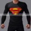 Superhero 3D Printed Long Sleeve Shirt Marvel Superman/bat-man Shirts Cosplay Jersey Tee Tops Quick-Dry Fit Compression Shirt