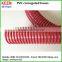 High quality plastic reinforced spiral 4 inch sand pumping pipe anti abrasion rubber hose PVC plastic spiral pipe