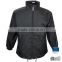 Mens Taslon Waterproof Windbreaker Jacket Black