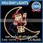 Santa Claus Christmas Decorations Light Rope Motif Outdoor Lighted 2d Santa Claus