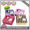 Folding paper gift box with stripe design