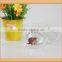 2015 china best selling manufacturer heat resistant cute decal clear glass cup with handle