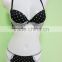 New Design Japanese Style Dot Printed Nylon Bra Panty Set (EPY 164)