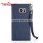 Envelope Women Wrist Strap Wallet for Samsung Galaxy s7 Edge With Magnetic Cover