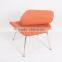 Furniture factory wholesale fiberglass lounge womb leisure chair with cushion cashmere Womb Chair