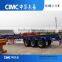 Low Price CIMC Heavy Equipments Tri Axle Lowbed Truck Trailers For Sale