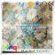 Multi color 3D printed linen/cotton blend fabric beddroom curtain style-floral pattern
