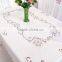 2015 newest hot selling French linen embroidery table cloth