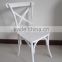 new design wooden cross back chair dining chair