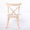 Limewash Color style cross back dining chairs