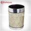 2015 Latest Version 10L Room Plastic Rubbish Bin In Rubbish Can With Stainless Steell Circle C-149