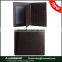 2015 Fashion top quality genuine cowhide leather men's wallet, accept RFID blocking customize