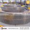 Steel casting Straight Teeth Gears for Coal Mill