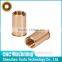 brass cnc turning part cnc machining threaded sleeve