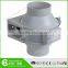 Silent plastic TT inline duct fan for HVAC system indoor grow tent