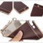 Wholesale new electroplate tpu case for iphone 7 with litchi leather back cover , for iphone 7 luxury leather texture tpu case