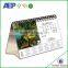 high quality cheap price costom made folding board A5 desk calendar printing