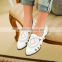 latest fashion loafer shoes ladies low heel boats shoes for women CP6475