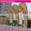 Flexible pole custom logo outdoor advertising flag banner stand
