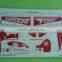 Custom made Balsa Wood Glider teaching material airplane OEM glider sheet OEM gift puzzle wood carved airplane