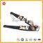 Wholesale Custom unique design leather part guitar strap with leather ends