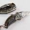 AK-1231 Carving folding damascus knife/portable tactical hunt knifes knives with pocket knifes