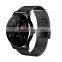 K88H Round Bluetooth Smart Watches Clock Classic Health Metal Smartwatch with Heart Rate Monitor for Android ISO iPhone Phone