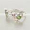 Fashion Silver Jewelry New Model Wedding Handmade Heart Ring