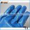 BSSAFETY Blue Nitrile Coated Oil Resistant Industrial Working Gloves