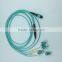 China supplier 8 core lc-mpo fiber patch cord
