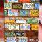 3D Aluminum plate car number license Aluminum/Tin board with back self adhesive