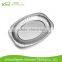 Disposable Biodegradable BBQ Plate,Aluminum Foil Oval Container