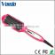 Newest 3 in 1 hair straightener comb brush and curling iron