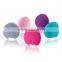 Silicone waterproof facial brush , silicone vibration facial massager