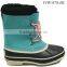 Mens Cowboy Waterproof Genuine Leather Snow Boots