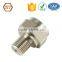 Custom made precision aluminum thread parts screw machining