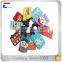 Custom bulk soft pvc multicolor flexible luggage tags