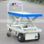 Powered Hand Lift Trolley With One Cylinder&Scissor And Big 4Wheels