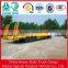 Lowbed excavator carrier chassis tractor with 3 axle for sale