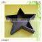 ornament art work home decor black color wooden star