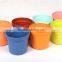 Wholesale colorful plastic flower pot decorative garden plastic flower pot