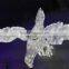 Festival decorative lighting christmas led ice eagle sculpture animals lights