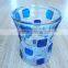competitive price Recycled Colored Small European Hand Painted Glass Candle Holders