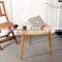 Bamboo Round Three Corner Coffee Table