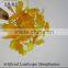 artificial gingko leaves with beautiful yellow color for indoor decoration