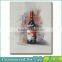 Handmade Wine Bottle Abstract Oil Painting