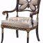 Nice Designed Classic European Solid Wood Carving Golden Royal Chair with Chinoiserie Influenced BF12-04264a